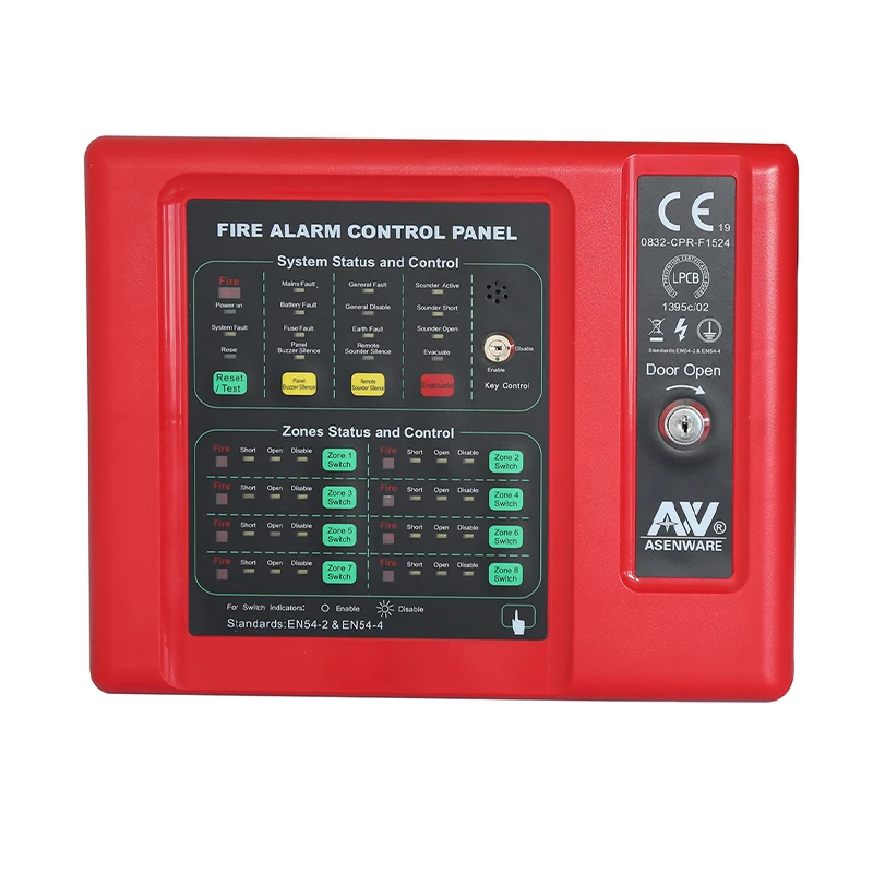 Fire Panel Low Price LPCB Approved Asenware Conventional Fire Control Panel