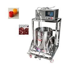 Automatic Industrial Hot Candle Wax Melting Filler Liquid Water Pouring Filling Making Machine price Candle Making Machine