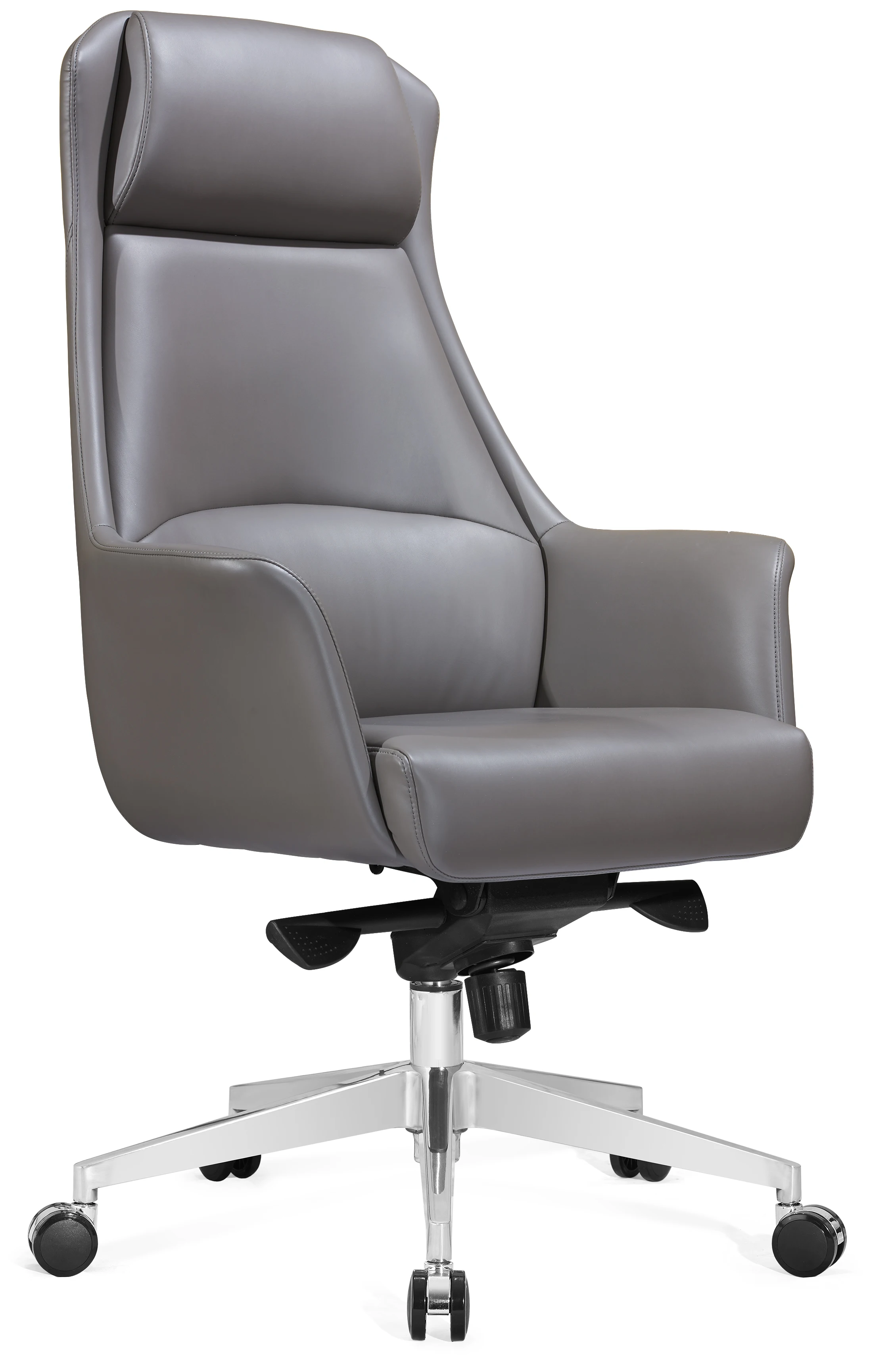 CEO Manager Office Chair Genuine Leather Chair Synthetic Leather Iron Office Furniture Modern Office Building Swivel Chair A1822