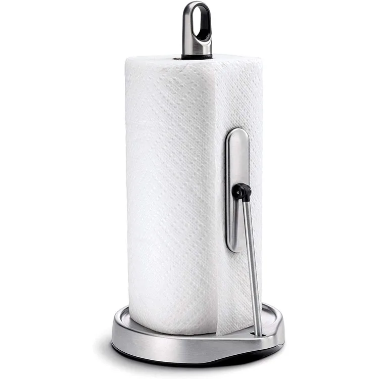 Custom Kitchen Weighted Stainless Steel Single Tear Standing Paper Towel  Holder - China Paper Towel Holder, Toilet Paper Holder