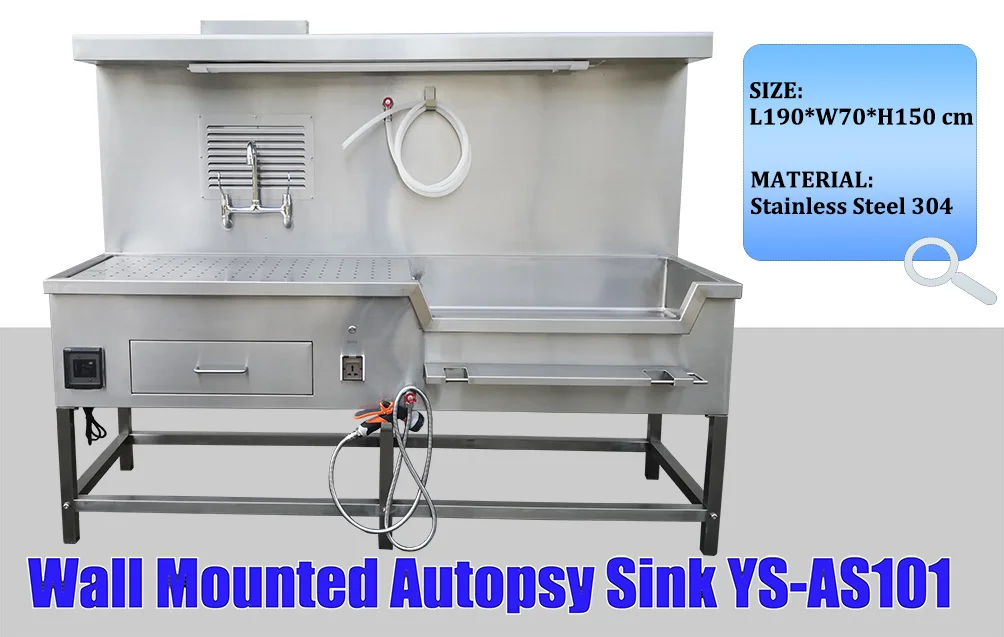 wall mounted autopsy sinks