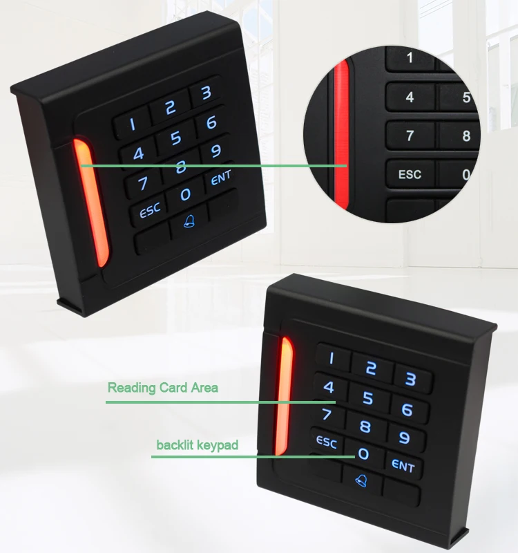 China Factory Price Smart Door Access Control Standalone Access Controller Set Password RFID Access Controller Kit