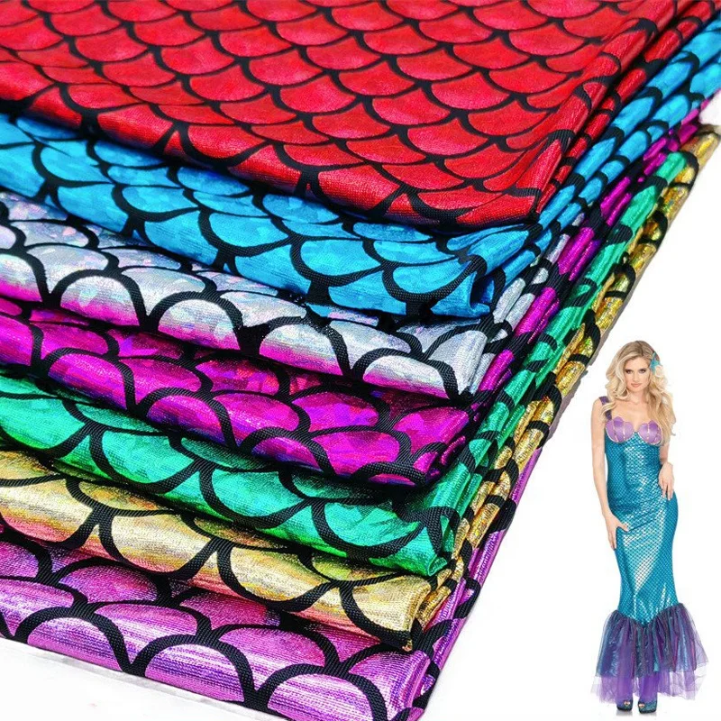 Mermaid Costume Fabric - Fish Scale Spandex for Dancewear Mermaid Costume Fabric - Fish Scale Spandex for Dancewear