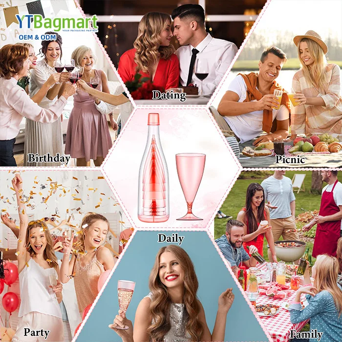 Plastic Wine Glass Beach Drinking Glassesunbreakable Glassware For