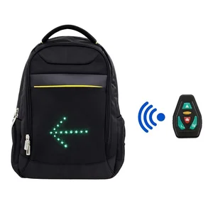 2026 B8024 Premium Cycling Backpack for Boys School Backpack LED Anti-Theft Features Zipper Closure Polyester Lining Affordable