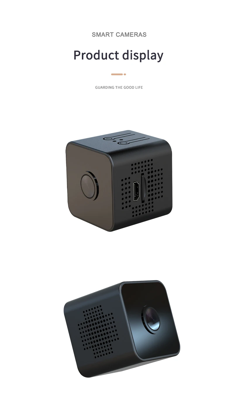 2MP Night Vision 1080P Mini Smart Home Wireless CCTV Camera Infrared CMOS Micro Camcorder Smallest Most Compact Home WiFi Camera