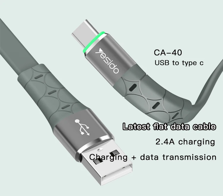 Новое поступление, плоский Usb-кабель для зарядки и передачи данных из термопластичного эластомера 2,4 А для Iphone