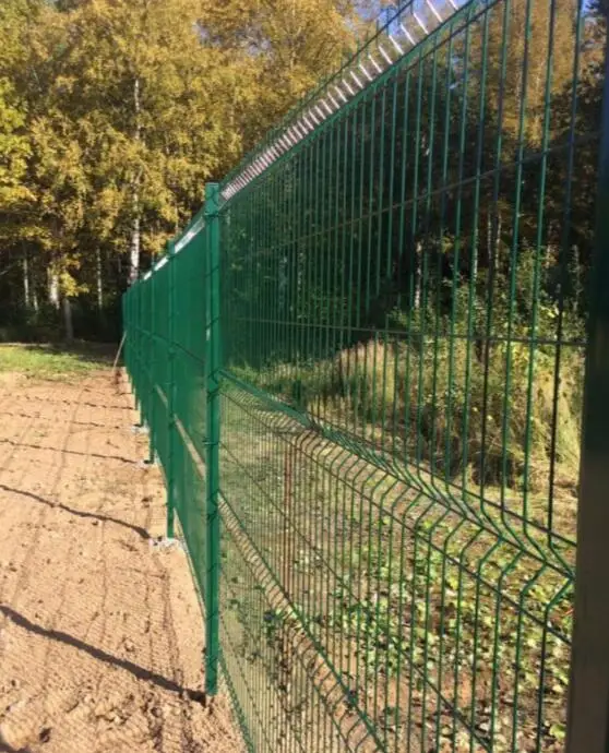 3D сварная проволочная ограда Коммерческая панель с хорошим порошковым покрытием в европейском стиле металлическая ограда