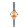 simple orange face small watch