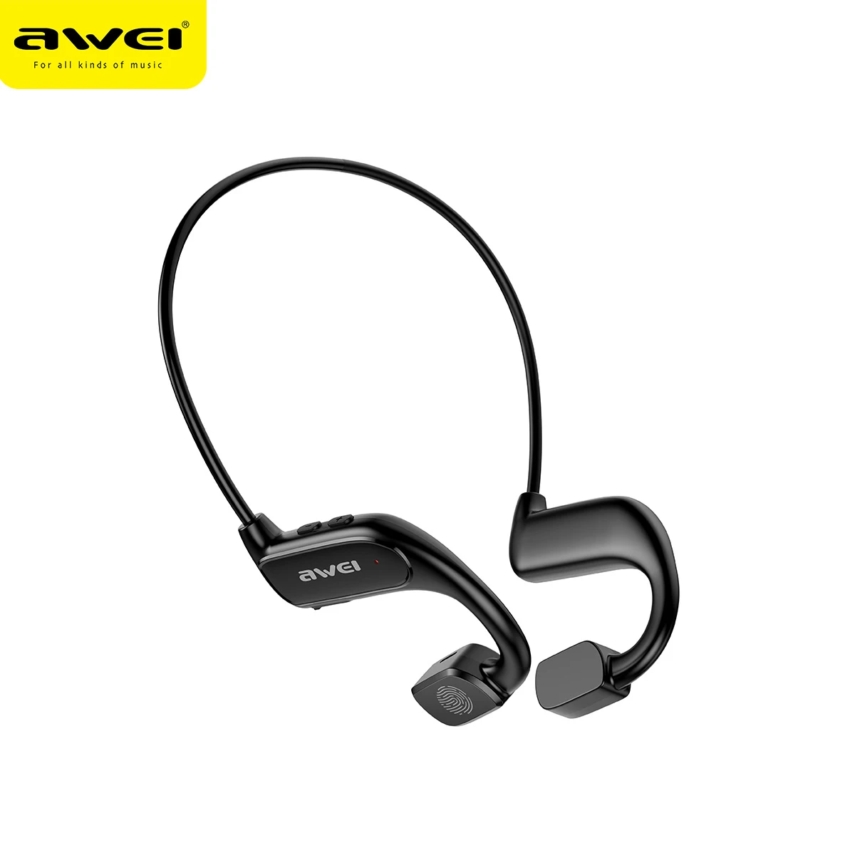 A897BL Wireless Air Conduction Open Earhook Sports Headsets HiFi Earbuds Earphones