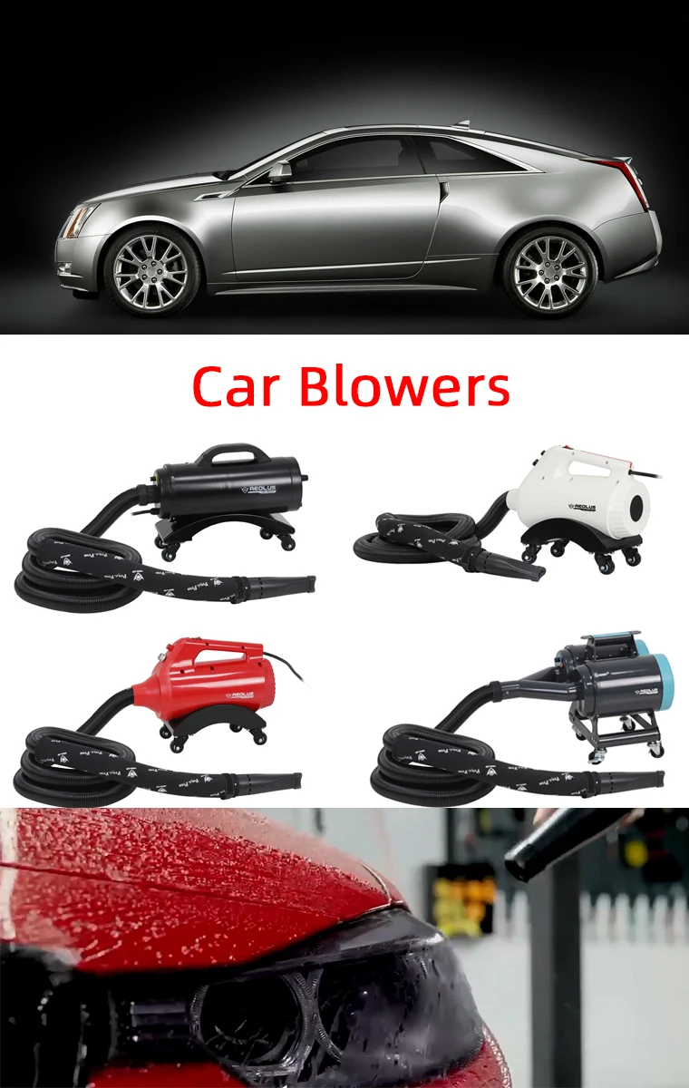 Car Wash Dryer Water Air Blowing Dual Motor 2400w Car Washing Dryer