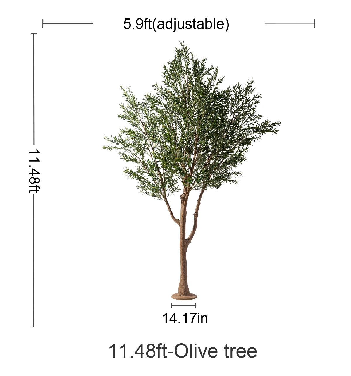Large tall artificial olive tree faux realistic luxury indoor outdoor home decoration plants  christmas decorative olive tree factory