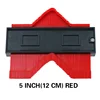 12cm-5 inches-red opp-abs
