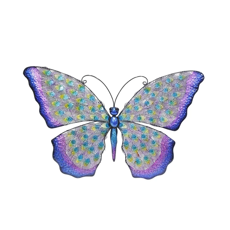 Purple Metal Butterfly