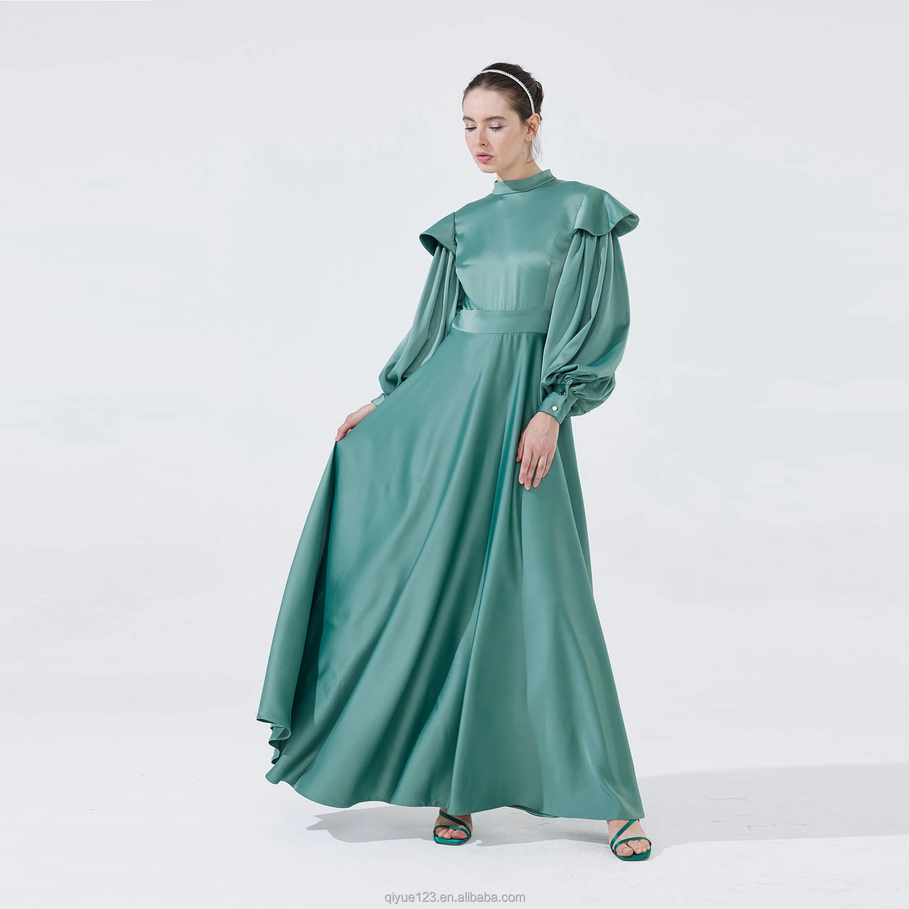 dubai silk dress Bright Silk Dress DUBAI Turkish Robe