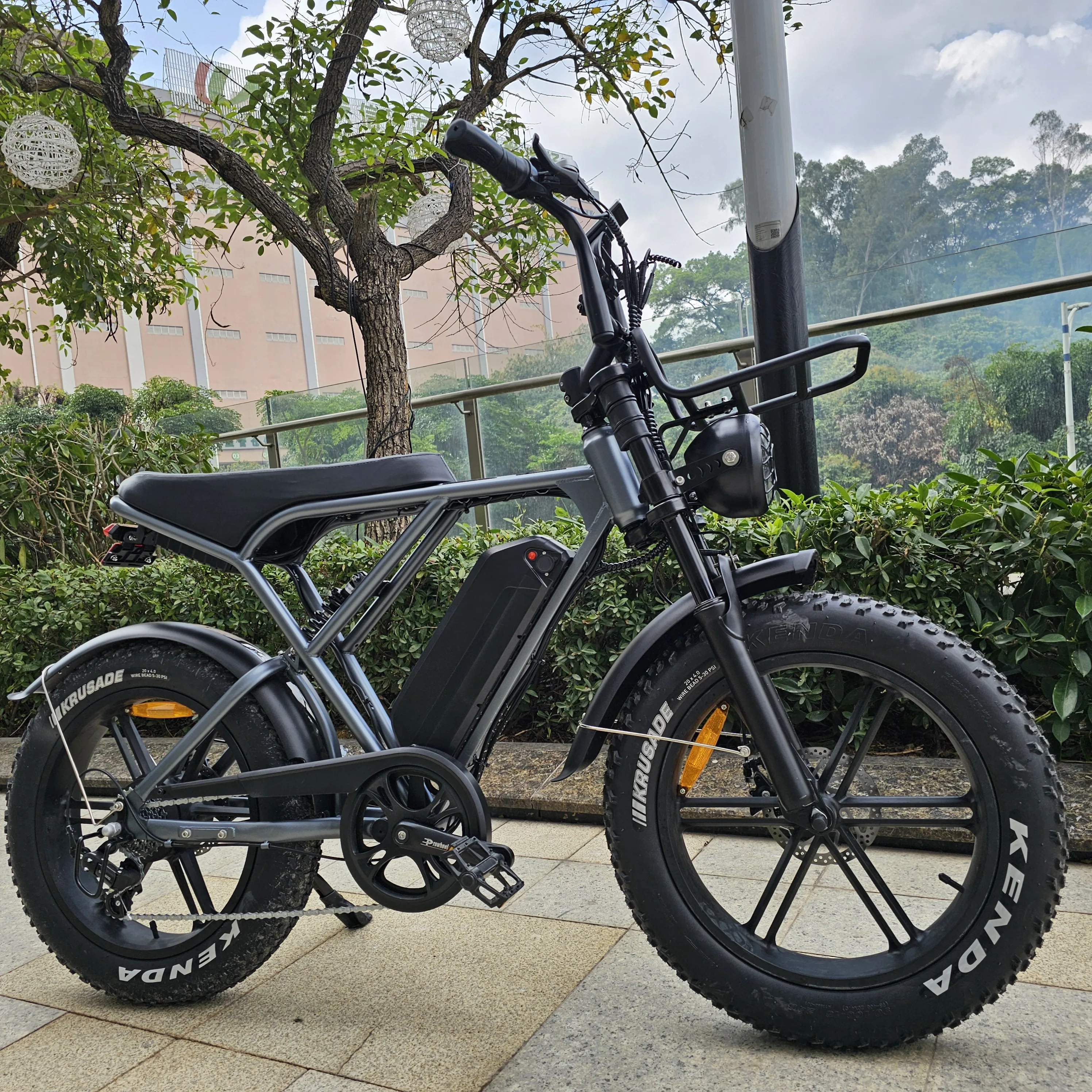 Original OUXI H9 Electric Hybrid Bike 250W-1000W E-Bike With 48V Fat Tire Fatbike Ektrisch
