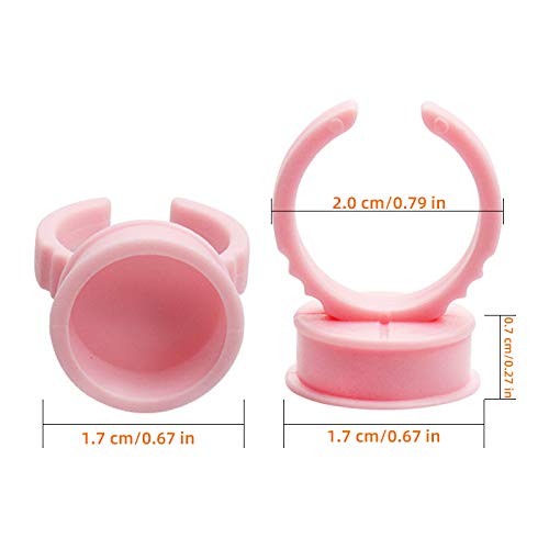 Нет минимального заказа ваш бренд 100 шт. одноразовые кольца для клея ресниц наращивания ногтей чашки