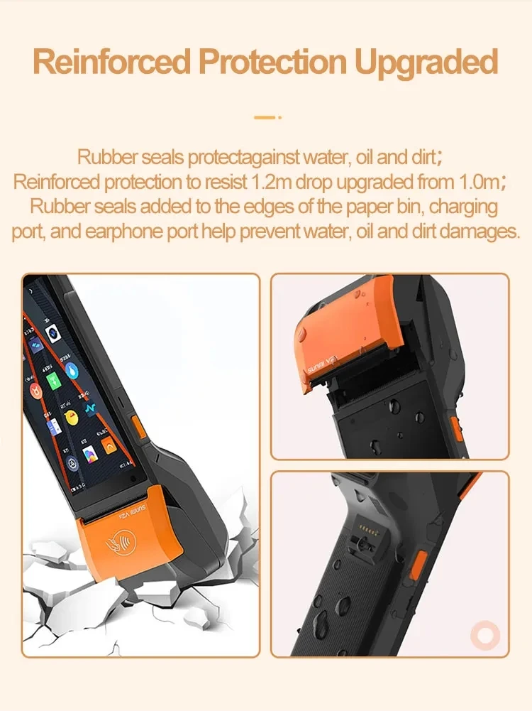 Sunmi V2s Android Handheld POS Terminal With Printer and Scanner
