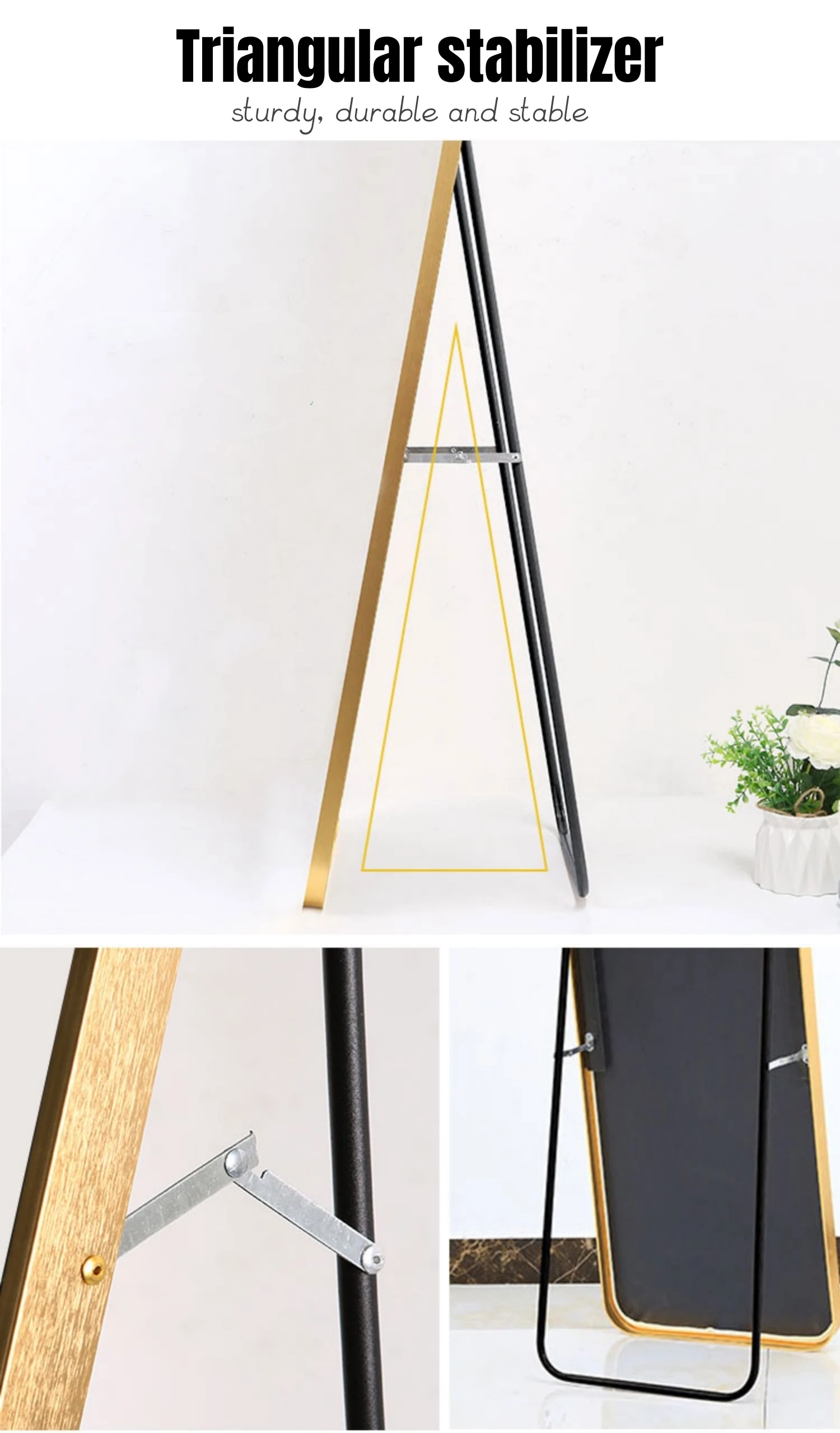 product floor mirrors dressing mirror full square length large size oversized full length body free standing wall aluminum framed mirror323-7