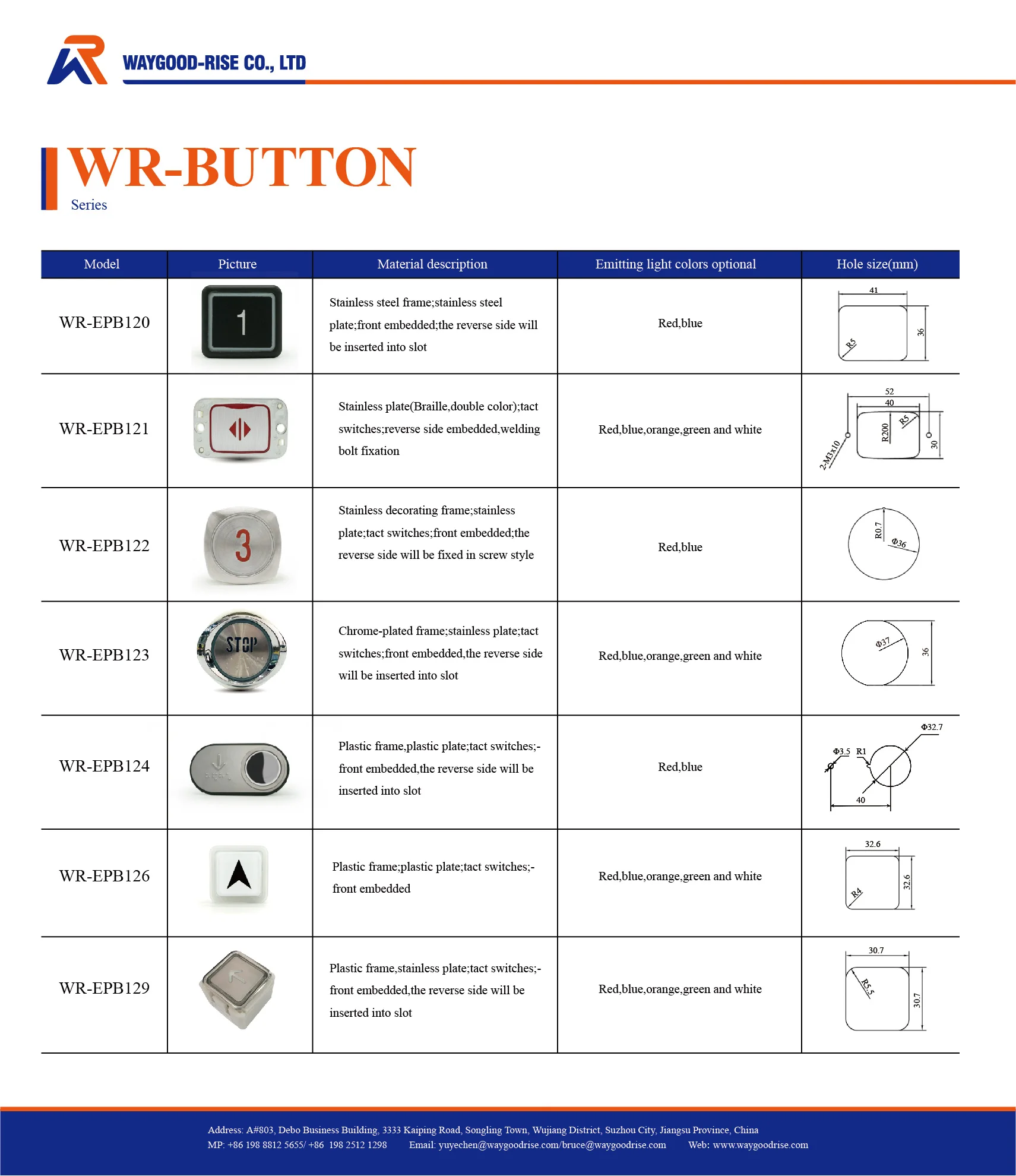 Momentary on off Switch Key Switch Elevator Door Lock WR-KS-D530 ...
