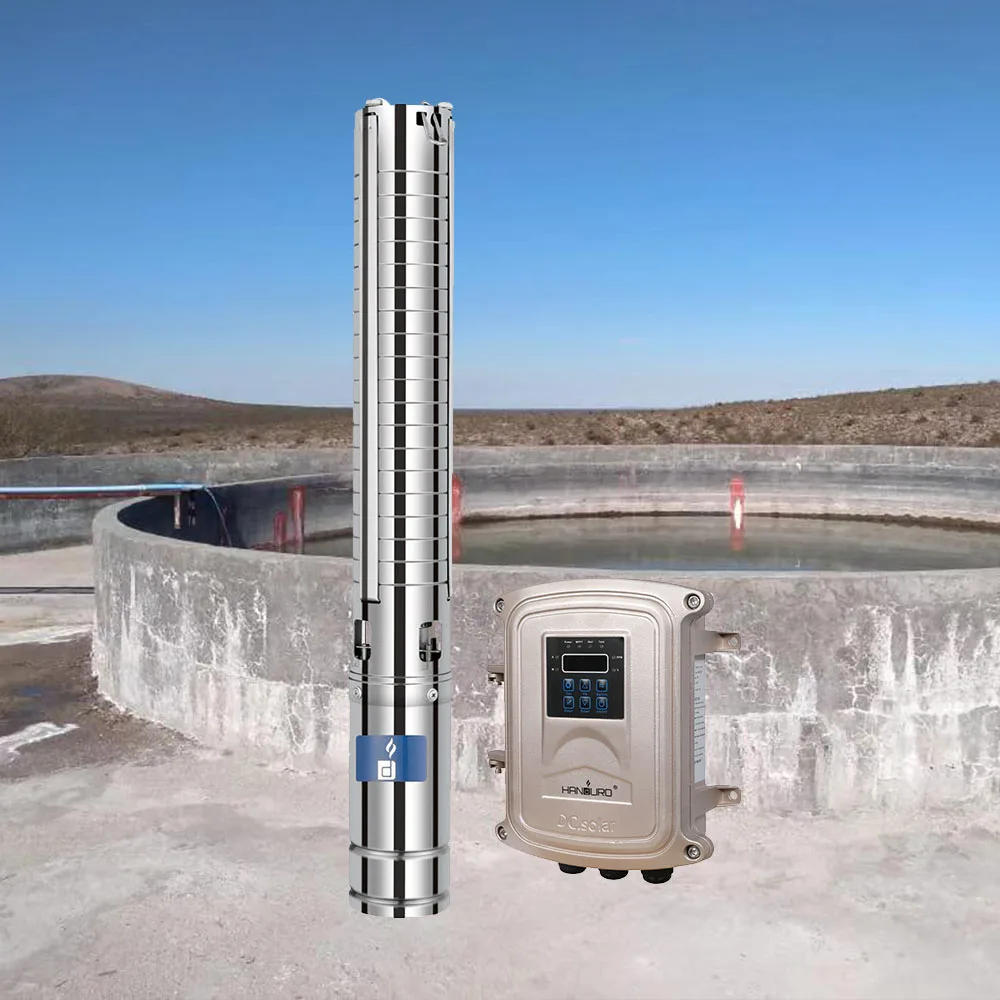 Лидер продаж DC Солнечная энергия погружной водяной насос с