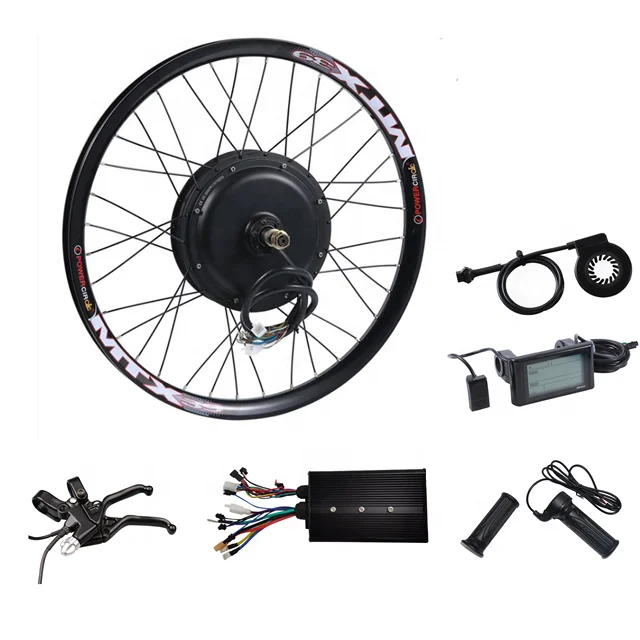 2024 New Ebike Conversion Kit 48v72v Ebike Conversion Kit Black Lithium ...