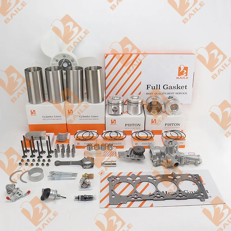 ODM Custom Engine Rebuild Kit 4JJ1 4JH1 4HL1 4HF1 4JA1 4JB1 4JG1 4JG2 4HG1 6BD1 6HH1 Diesel Engine Liner Kit for ISUZU Parts