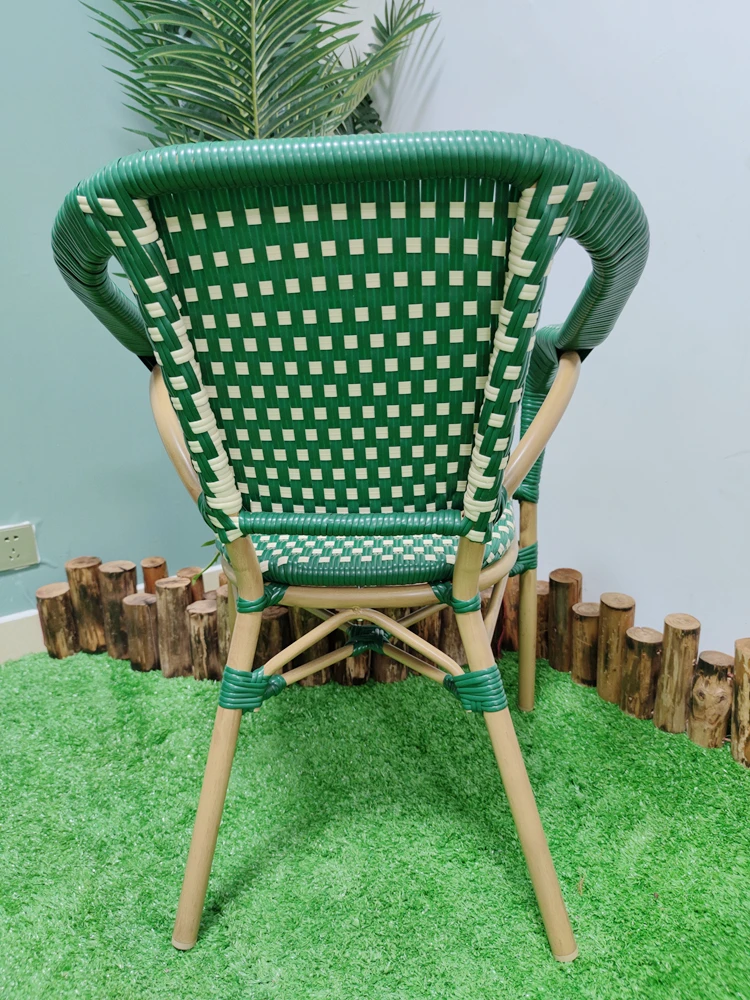Manufacturer New Products Hot Selling High Quality Woven Beach Garden Terrace Modern Colorful Furniture Outdoor Rattan Chair