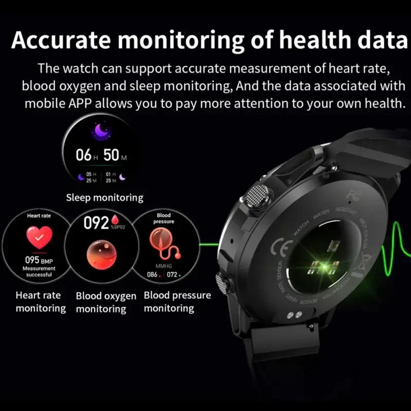 NX9 Smart Watch for  Calling 24h Sports IP68 Waterproof Blood Pressure Heartbeat Monitor 400mAh Battery Quartz