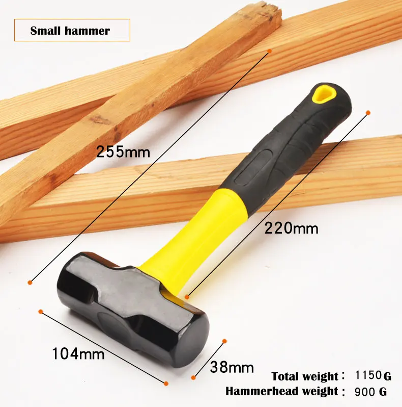 Wholesales 2lb 3lb 4lb Sledge Hammer Double Round Octagonal Blacksmith′ S  Sledge Hammer Punch Hammers - China Sledge Hammer, Machinst Hammer