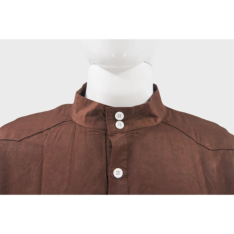 Custom Islamic Men's Robe Set Arabic Dubai Saudi Traditional Wear Long Sleeve Muslim Prayer Dress