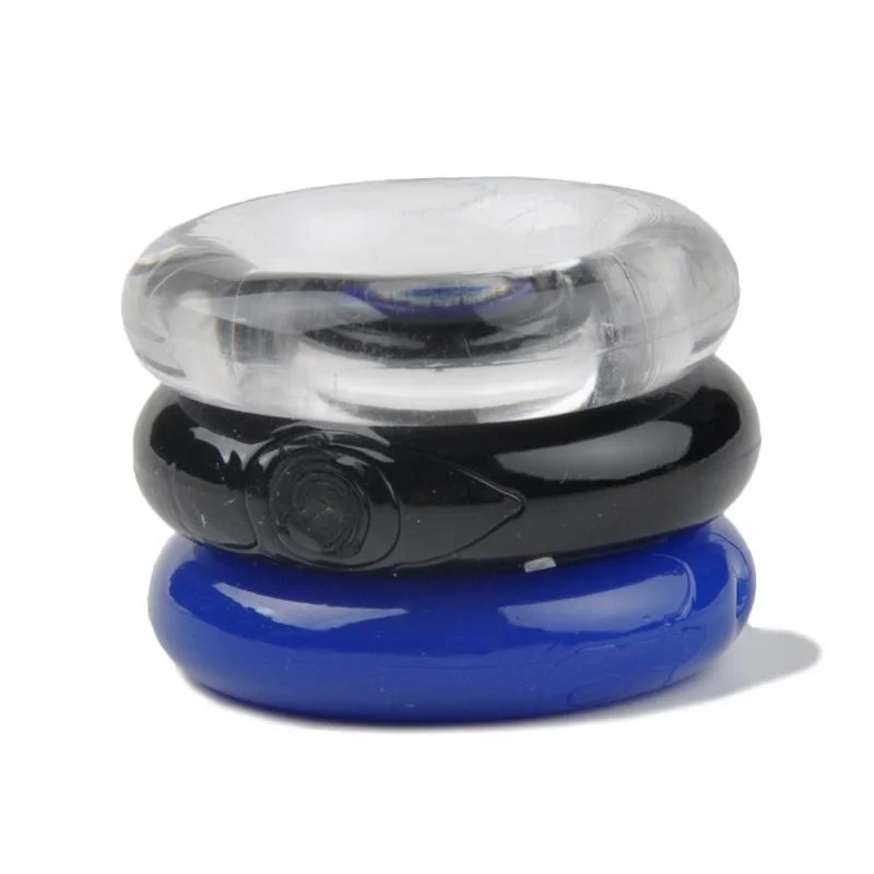 Adult Products Crystal Penis Rings Delay Ejaculation Cock Ring for Men  3-Pack Cock Ring