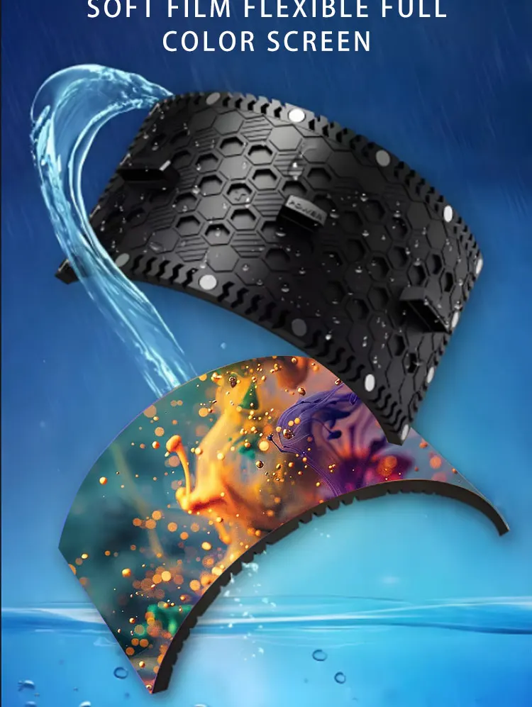 P2-P5 Active LED Display Screen Indoor Soft-type Flexible LED Module 1080p HDR 1000:1 Commercial Use