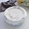 7 inch deep nest plate porcelain cover [magnolia open]]?
