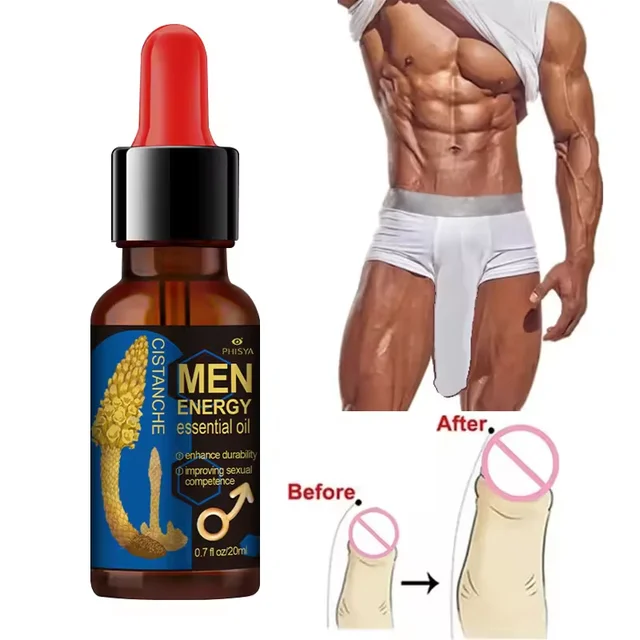 Enhance Sex Men Energy Pure Natural Extract Essence Men's Essential Oil Massage Enlargement Oil Man Body Sexual Massage Oil