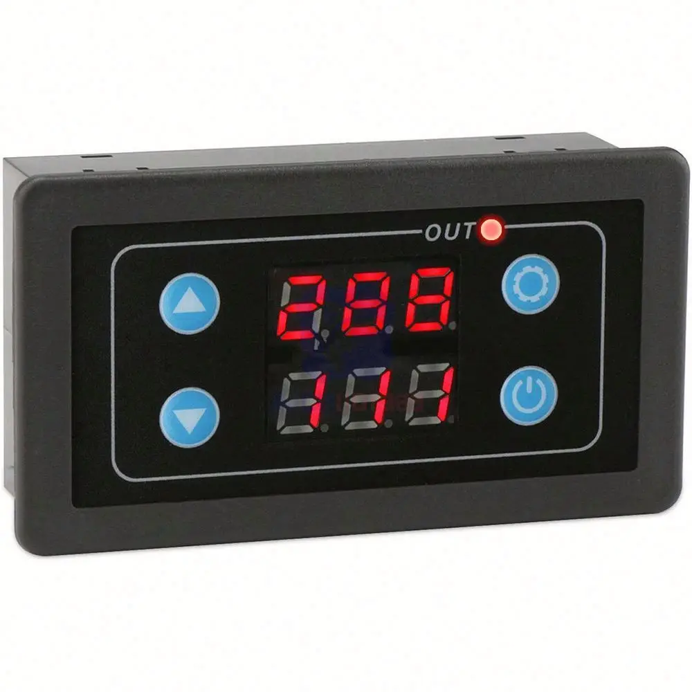 Digital Led Display Timer Delay Relay Switch Panel Dc 5v/12v/24v Ac