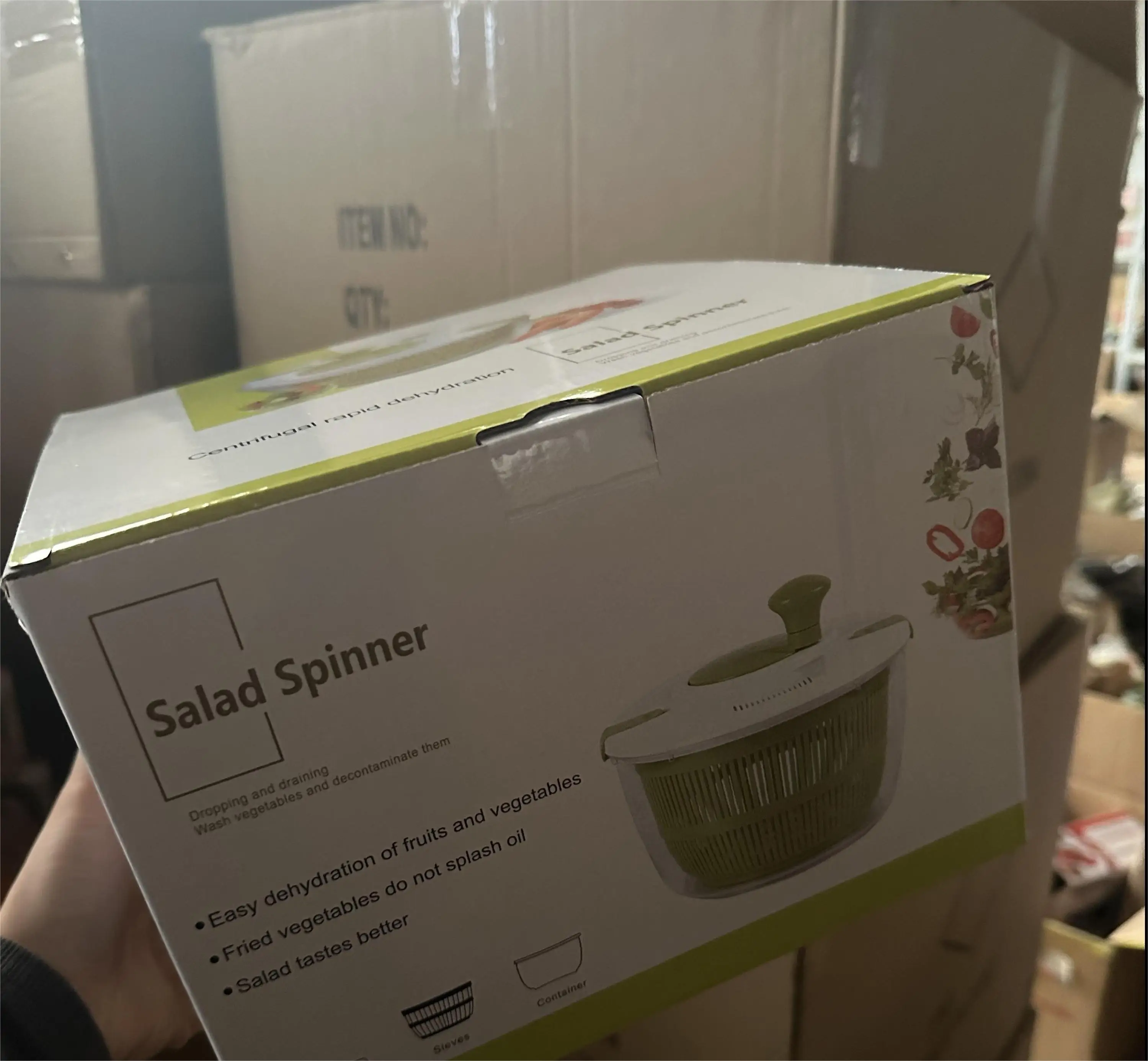 Kitchen Gadget 2023 New Salad Spinner Pump Salad Kitchen Plastic 4l   H2678f8dc7a8d46f6a96bd654e053a93cm 