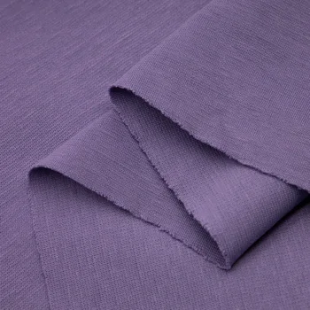 Athens New Cotton 61% Polyester 32% Spandex 7% 260gms Jersey Fabric Lightweight Dyed Knitted Fabric for Garments