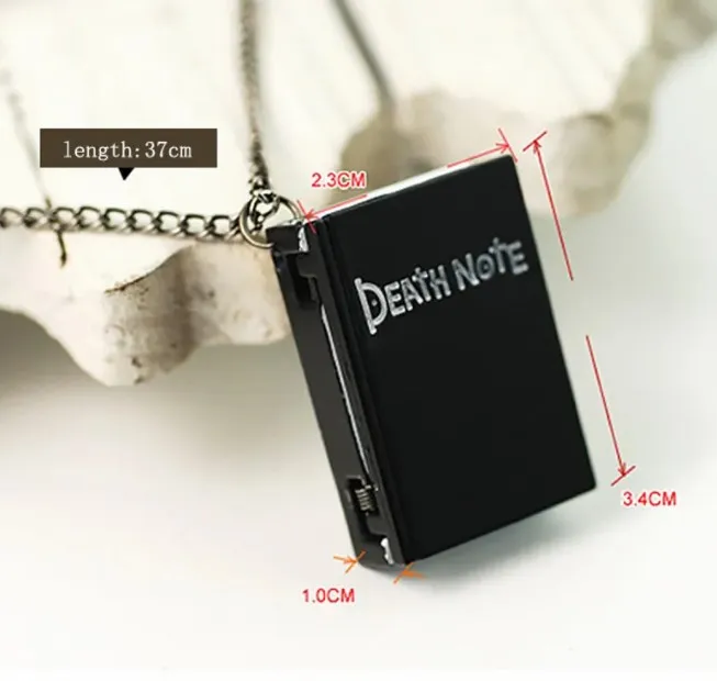 Death Note Theme Quartz Necklace - Vintage Pendant Clock