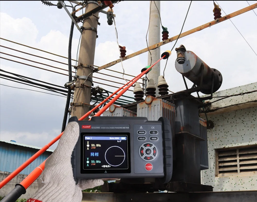 Fuzrr Es2080 Electric Wireless High Voltage Phasing Tester Tool