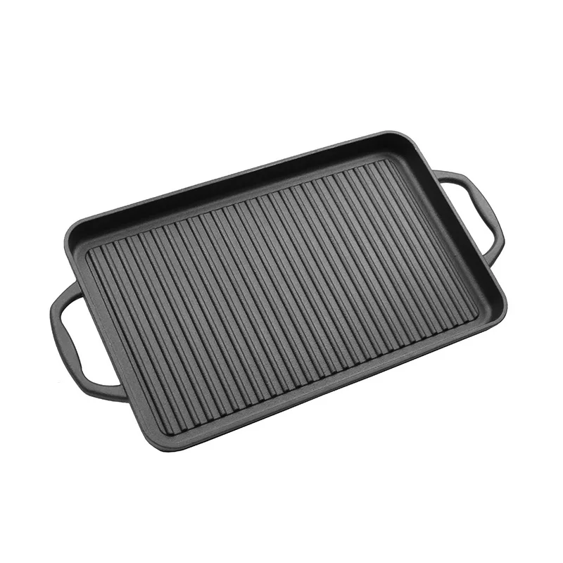 Wholesale Cast Iron Rectangular Grill Pan, Cast Iron Rectangular Griddle, Cast  Iron Rectangular Pan