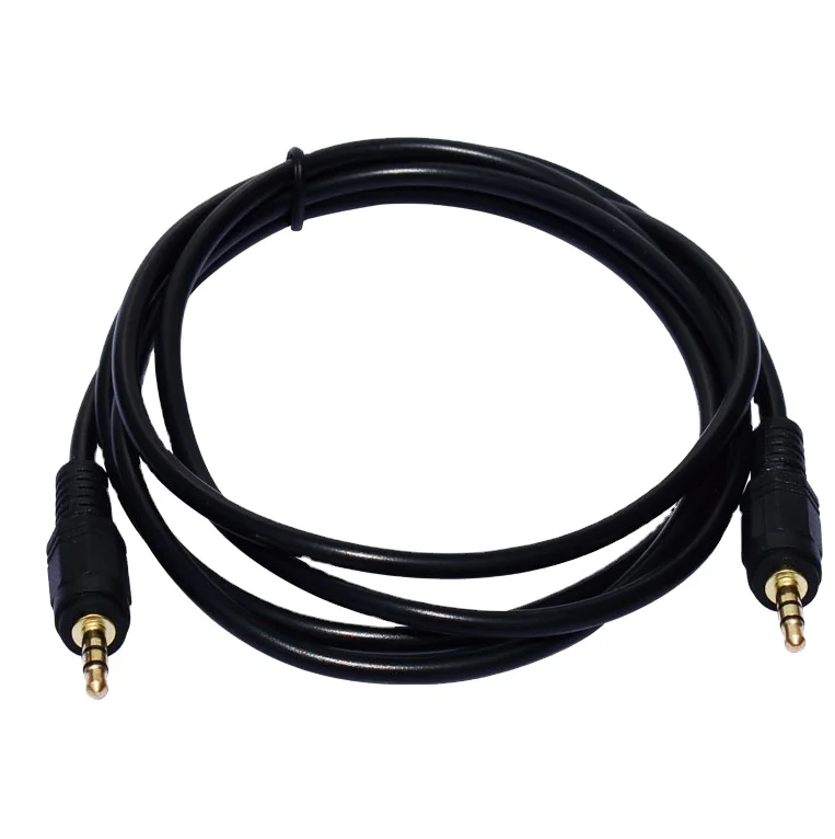 Best price black color cca or cooper av cable 3.5m male to 3.5m male