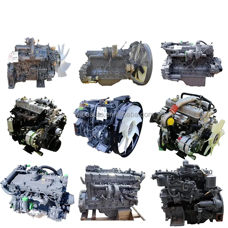 Isuzu 6HE1T Diesel Engine with Gearbox - Reliable Power