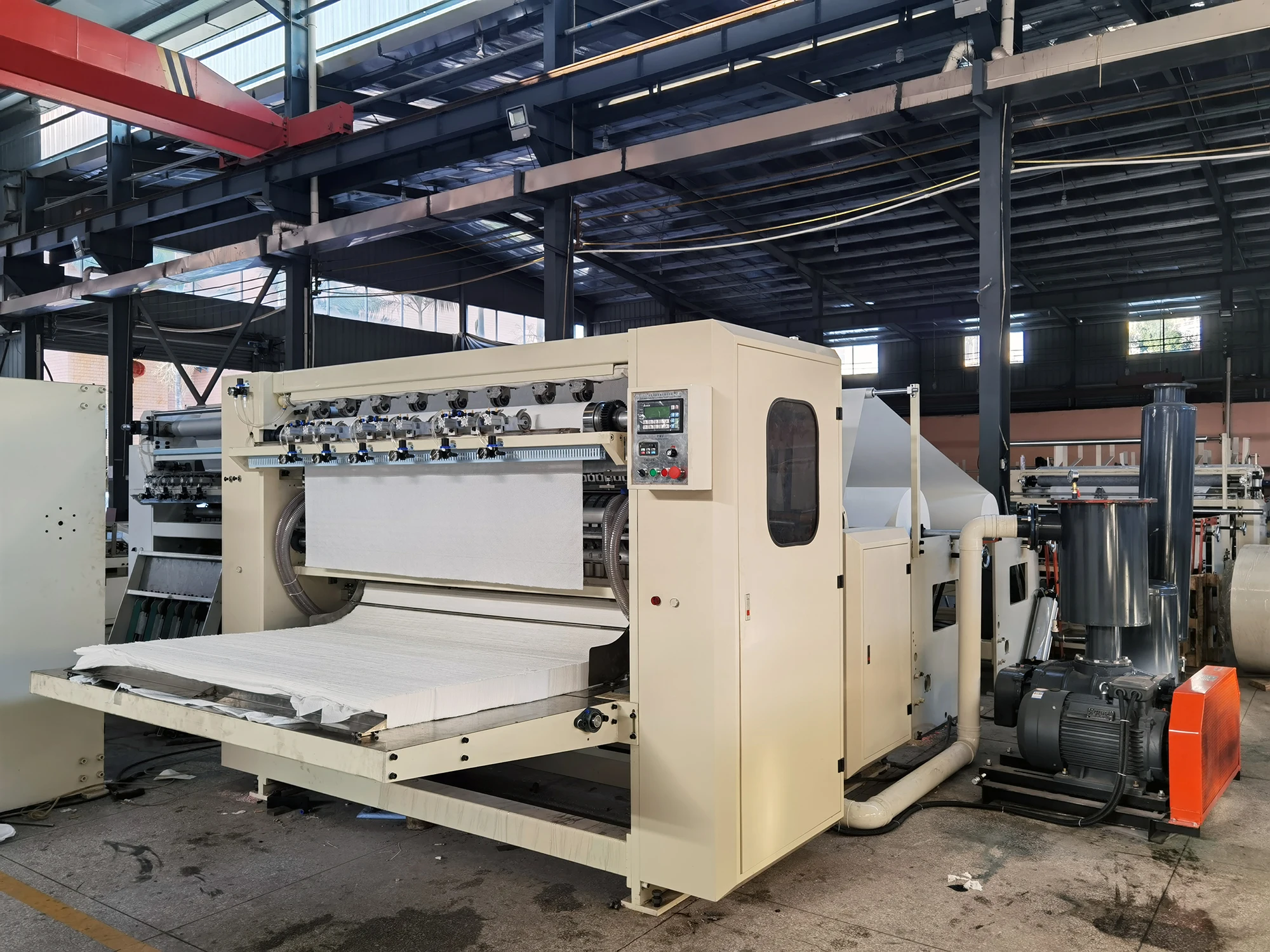 Scented V Type Interfold Facial Tissue Machine