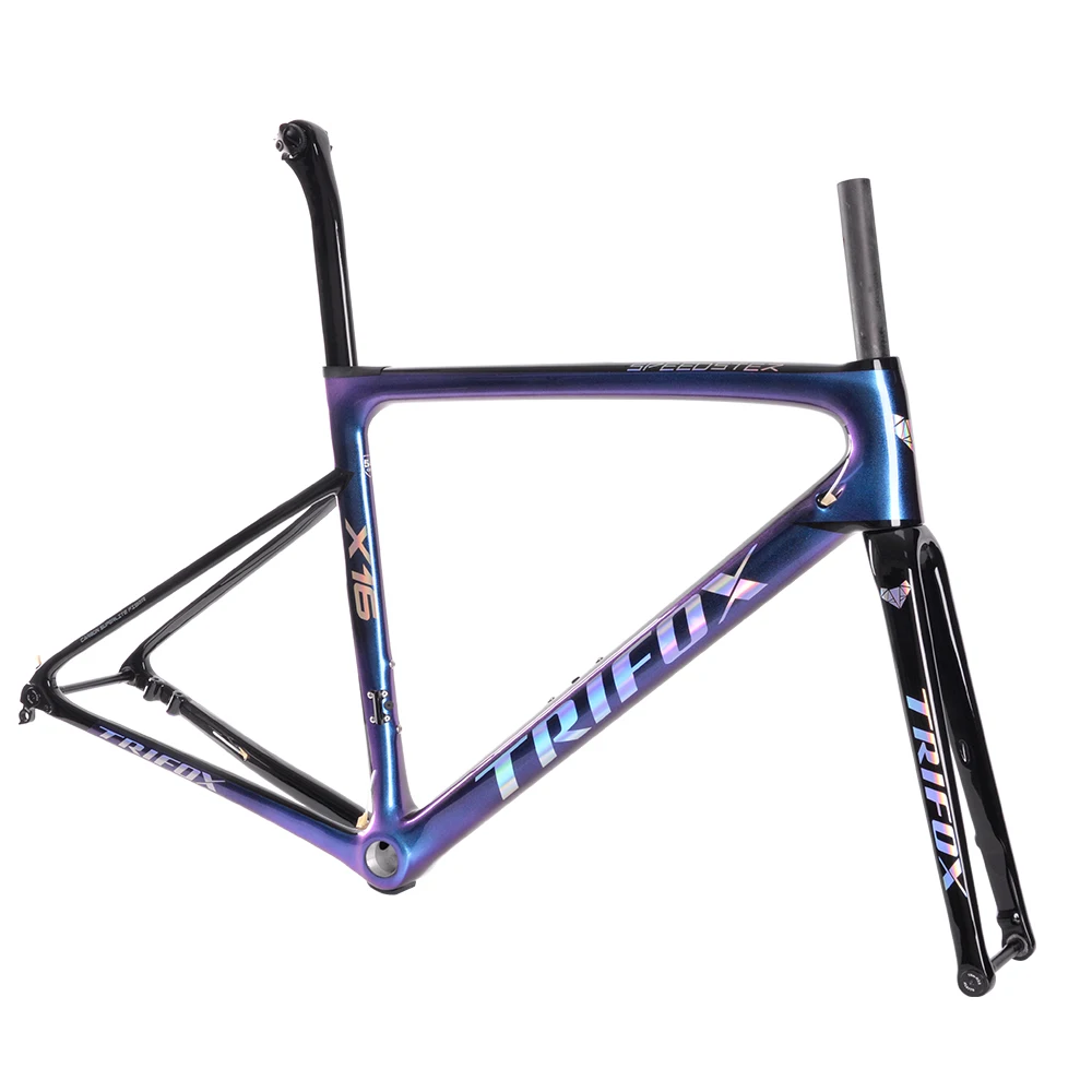 New Bicycle Frame Carbon T1000 Road Bike Frameset Disc Brake with 142*12mm