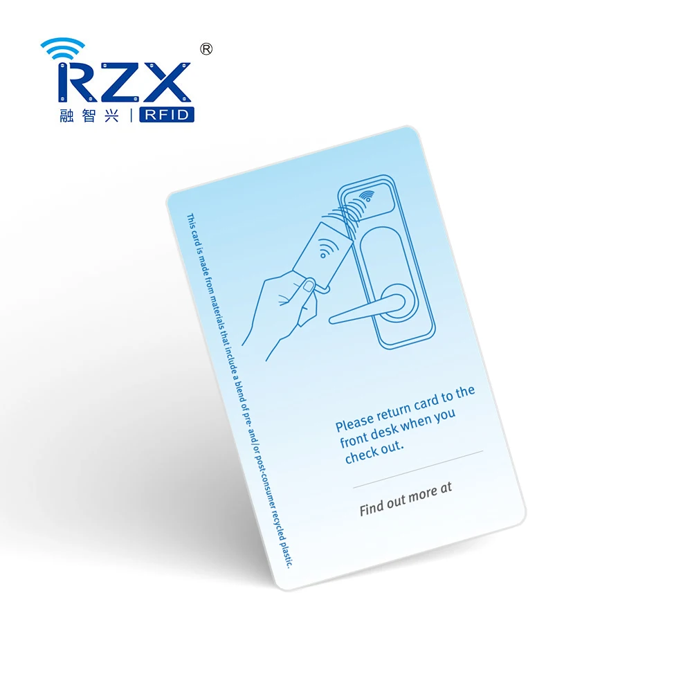 Customizable PVC Printed Plastic Smart Card Magnetic Stripe Key Card for Hotel
