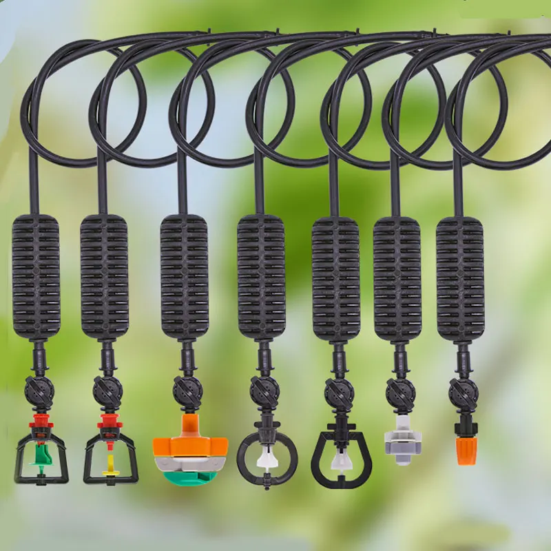 Automatic 360 Degrees Rotary Gear Drive Micro Sprinkler Plastic Watering Irrigation System Farmland Farm Screw Type Hanging