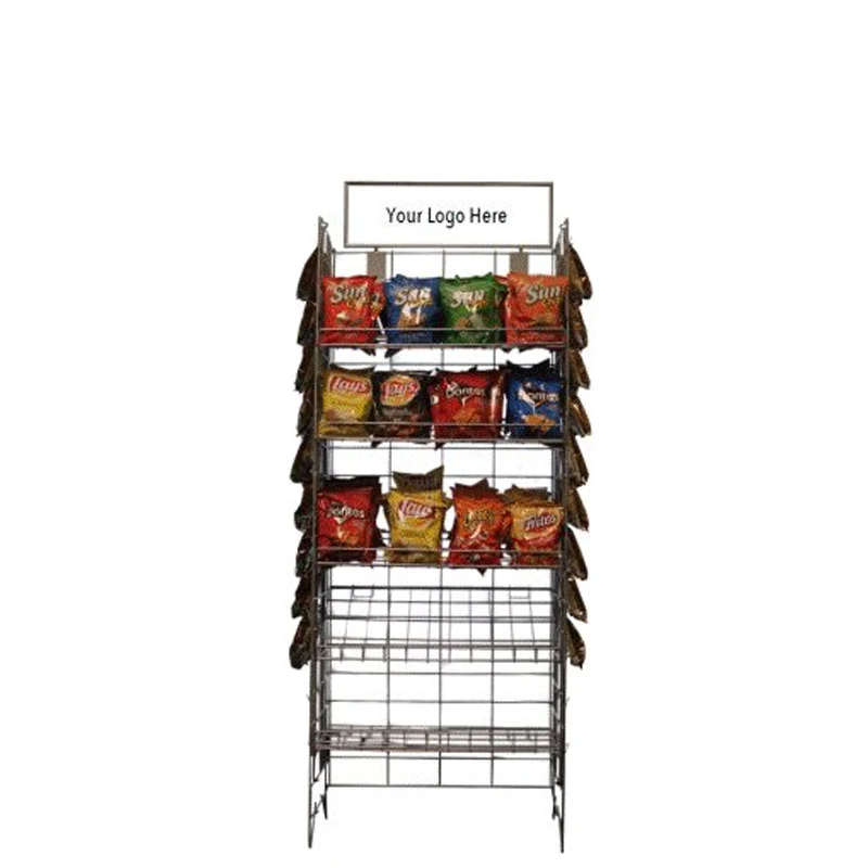 Potato Chips Wire Display Rack Lays Metal Wire Basket Candy Potato Chip ...