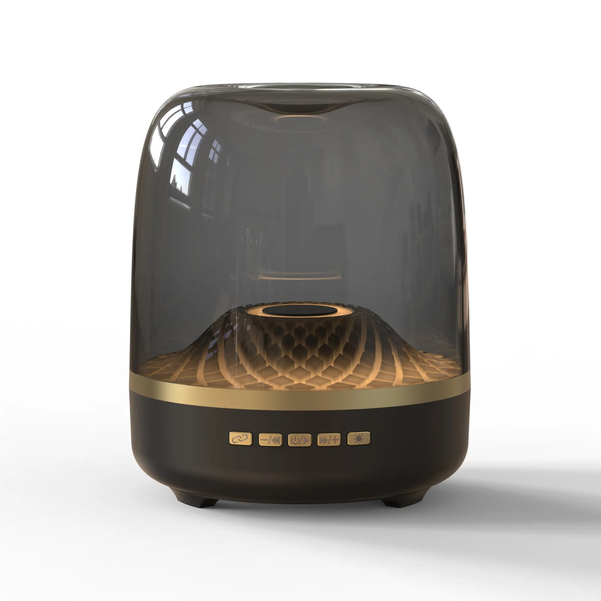 RGB Portable Bluetooth Party Speaker with 5.3 Bass & LED Lights
