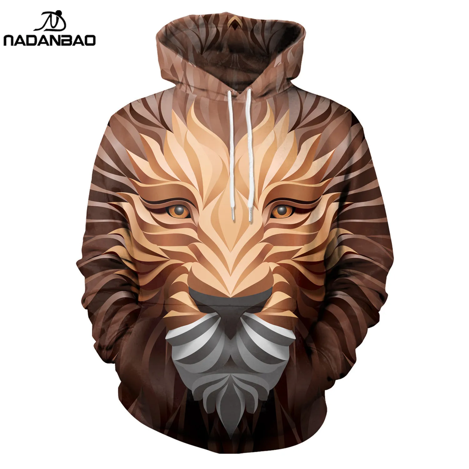 animal zip up moletom com capuz mens